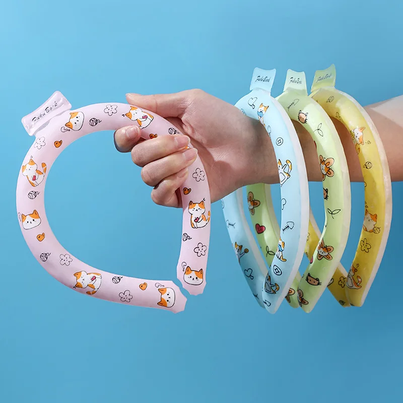 Outdoor Heatstroke Prevention and Cooling Ice Patches Summer Supplies Ice Rings Ice Rings Student Office Hanging Necks Ice Rings 3