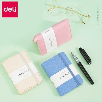 델리 노트북 A7 사양 양장본 노트북 원장 총알 3 색 스크랩북 문구 학교 용품 스케치북