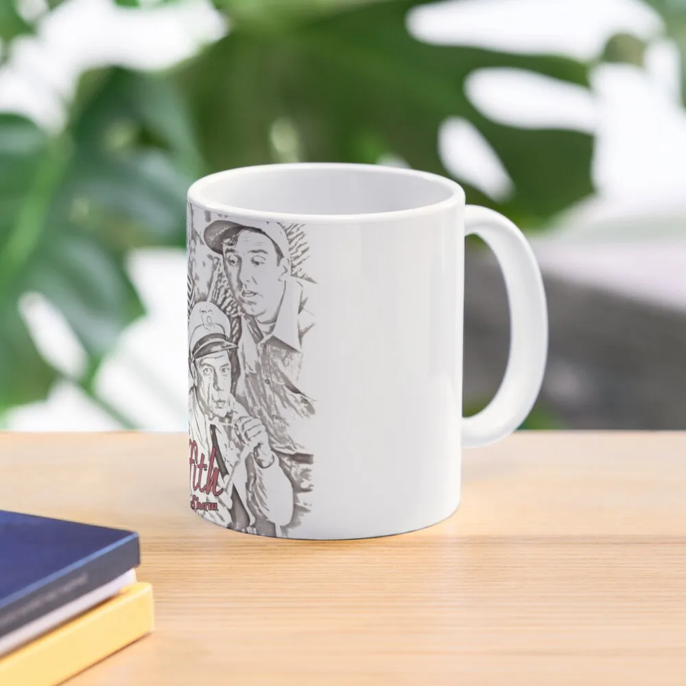 

Andy Griffith Sketch Coffee Mug Set Personalized Gifts Pottery Cups Espresso Cups Mug