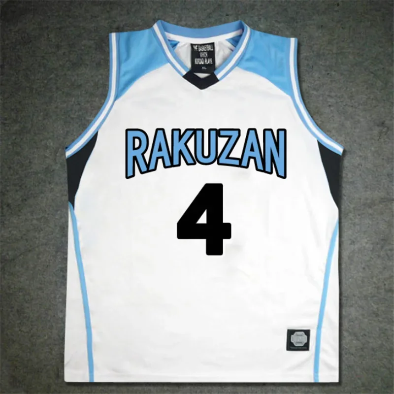 3D Anime Kuroko no Basket Basuke Cosplay Rakuzan School Uniform Akashi Seijuro Basketball Jersey Sportswear T-shirt