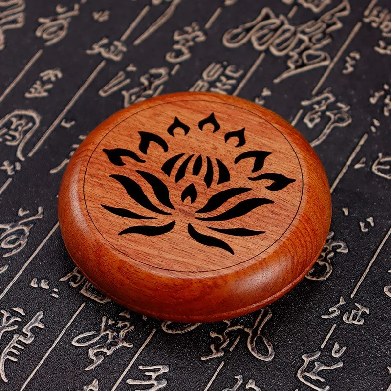 Incense Burner Incense Insert Household Indoor Solid Wood Zen Hollow Lotus Plate Incense Burner To Santali Incense Burner 6 pcs wood burning tip pyrograph machine pen tip pyrography tips replacement wire wood burning burner heating tool tools