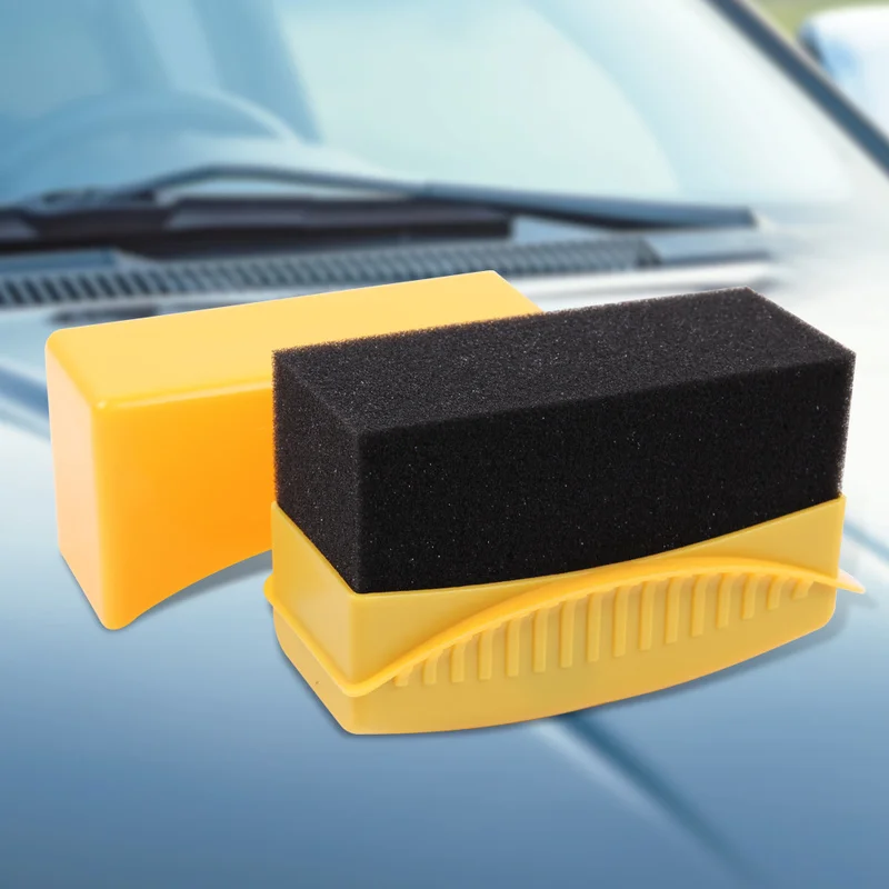 Car Wheel Cleaning Sponge Brush with Cover