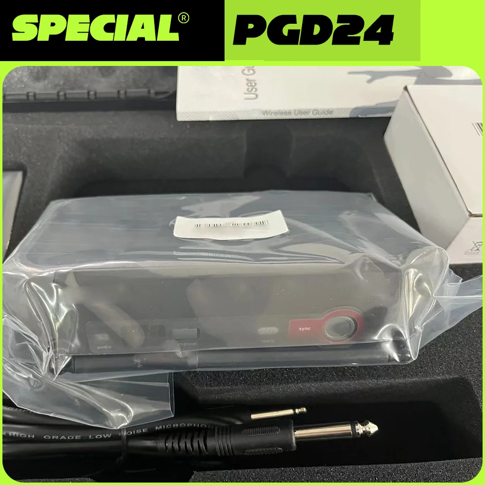 전문가용 UHF 무선 마이크 PGD24 무대 공연용 마이크로폰