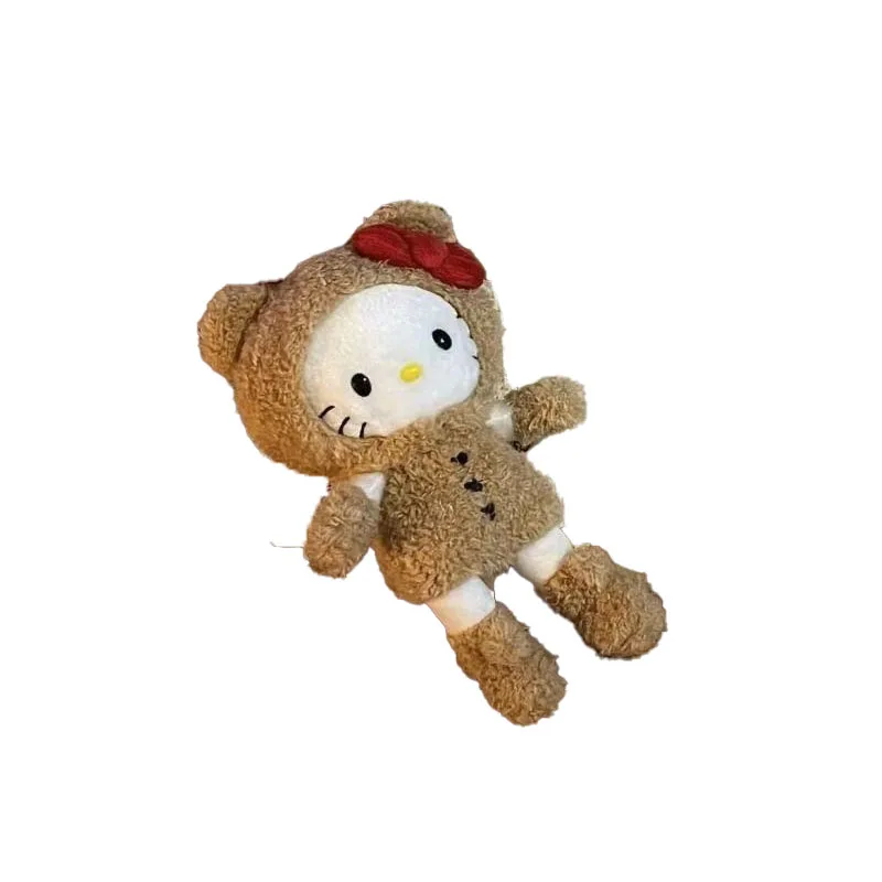 Kawaii Sanrio Hello Kitty Long Legs Kt Keychain Plush Bear Backpack Pendant Decoration Girl Birthday Christmas Gift Peripherals 4