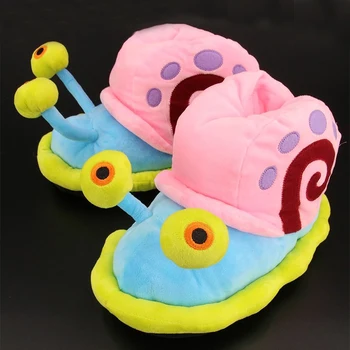 Funny Snail Slippers Cartoon Warm Indoor Home Cotton Shoes Men's and Women's Winter Anti slip 1