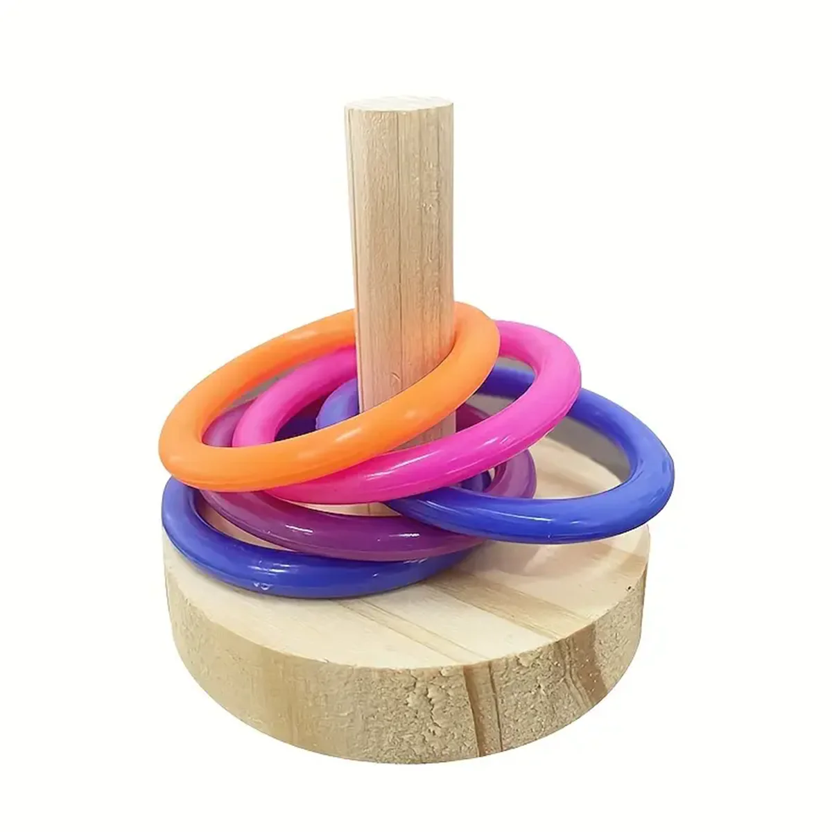 1pc Bird Training Ring Toy Parrot Educational Toys Training Interactive Bird Supplies Toys Random Color игрушки для попугае