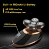 5 In 1 Electric Shaver For Men Bald Head Hair Clipper Nose Trimmer 5 Floating Blade Heads Shaving Beard Knife Rechargeable Razor 5
