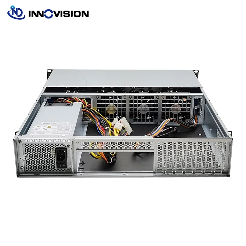 Ultra Rack 2U 8Bay Storage Server Case L520mm Support 2U Standard Redundant Powersupply MATX Motherboard NAS Server Chassis