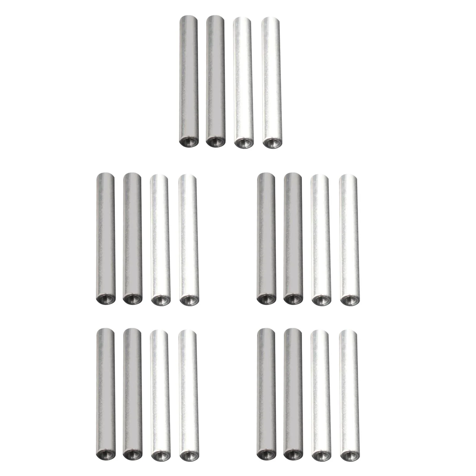 20 pcs Water Electrolyzer Rods Portable Iron And Aluminum For Water Purity Testing Precision Electrolysis Parts
