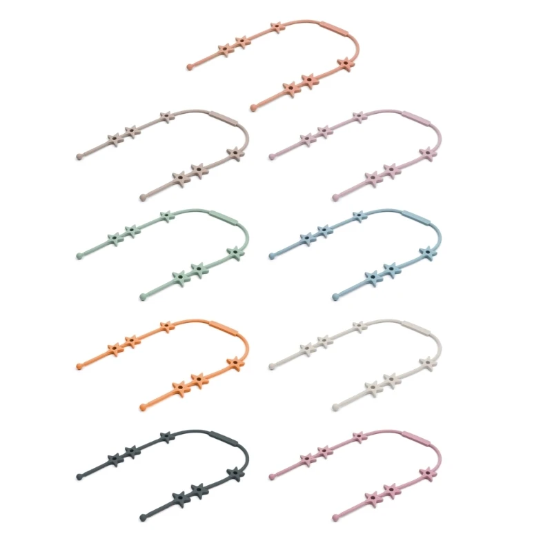 

Мягкий силиконовый держатель для соски-пустышки