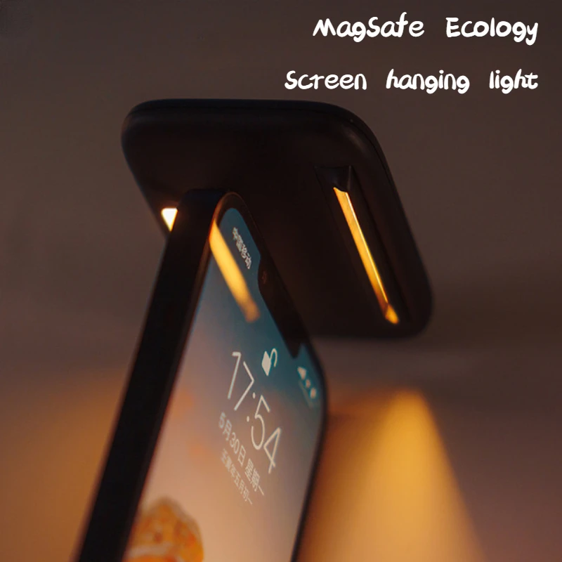 Iphone Mobiele Telefoon Magsafe Ecologisch Vullicht Led Eenvoudige Nachtlezing Anti-Blauw Licht Oogbescherming Scherm Hanglamp