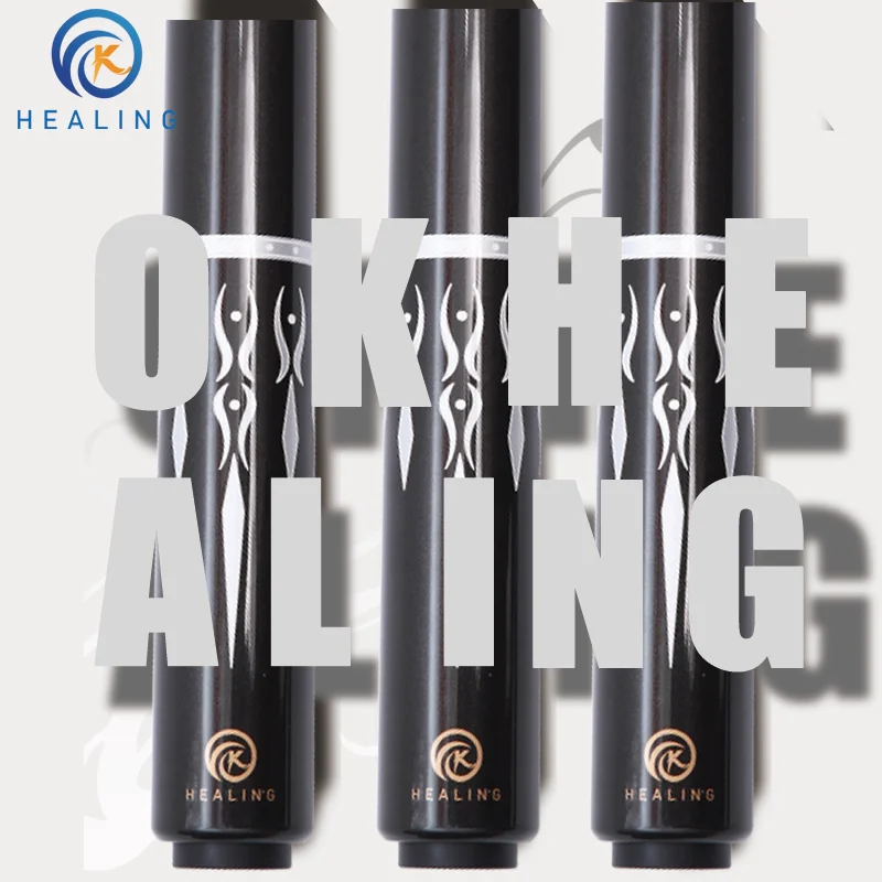 OKHealing-ブレイクキューチップビリヤードキュー、カーボンファイバー