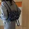 Sanrio Hello Kitty Handheld Postman Bag New Trendy Small Cowboy Backpack Korean Version Y2k Girl Versatile Niche Casual Backpack 5