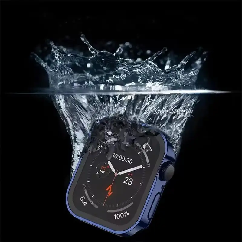 Ultra-Thin Anti-Fall Waterproof Hard Tempered Glass Watch Case