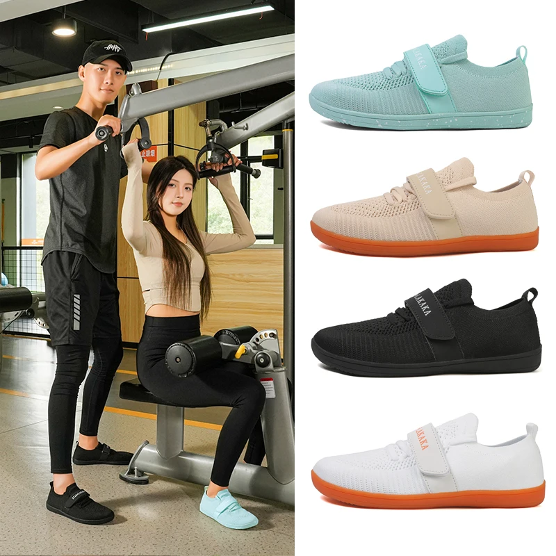 UNISEX Wide Barefoot Shoes Zero Drop Running Minimalist Gym Shoes for Men Women Deadlift Cross Training Sneakers 6