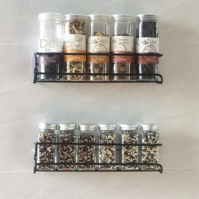 Wall-Mounted Kitchen Spice Rack 2
