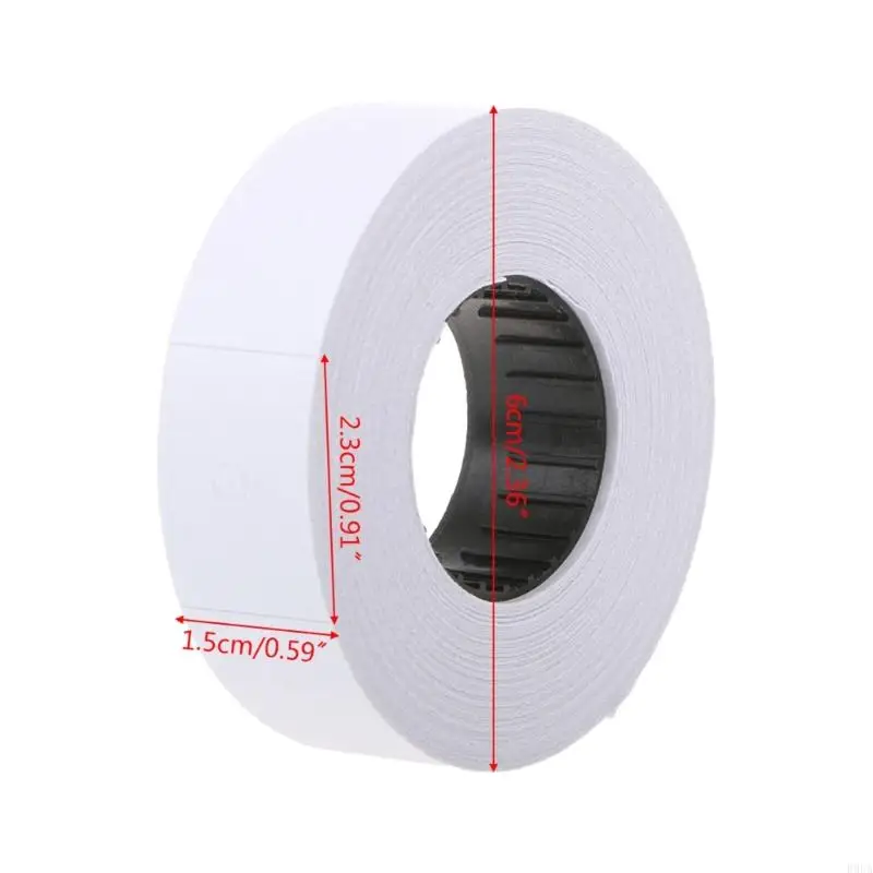 R9UA Price Label 10 Rolls Double Row Products Sale Prices Marking Tapes Set for MX-6600 Labeller Outdoor Use
