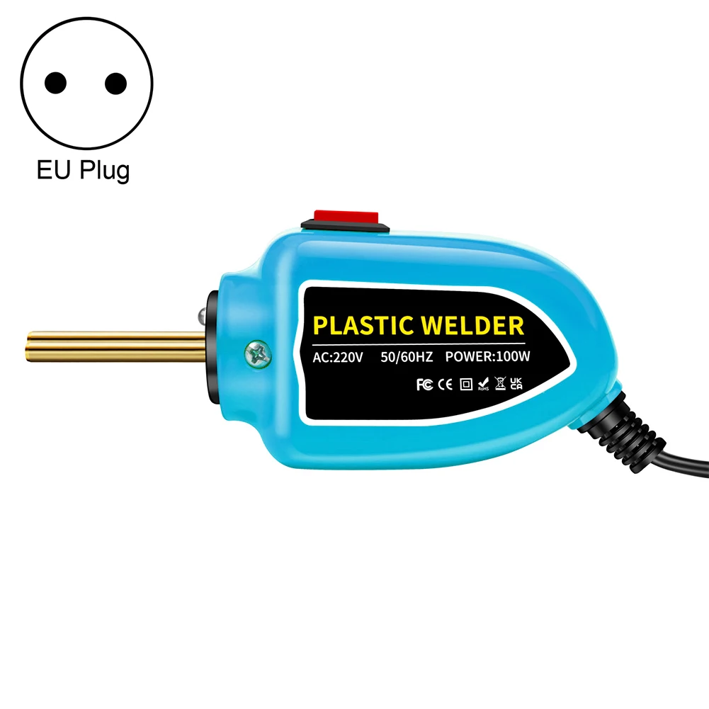 100W 플라스틱 용접기 PVC 용접건 400개 스테이플 포함 핫 스테이플러 플라스틱 용접 키트 자동차 범퍼 수리 키트
