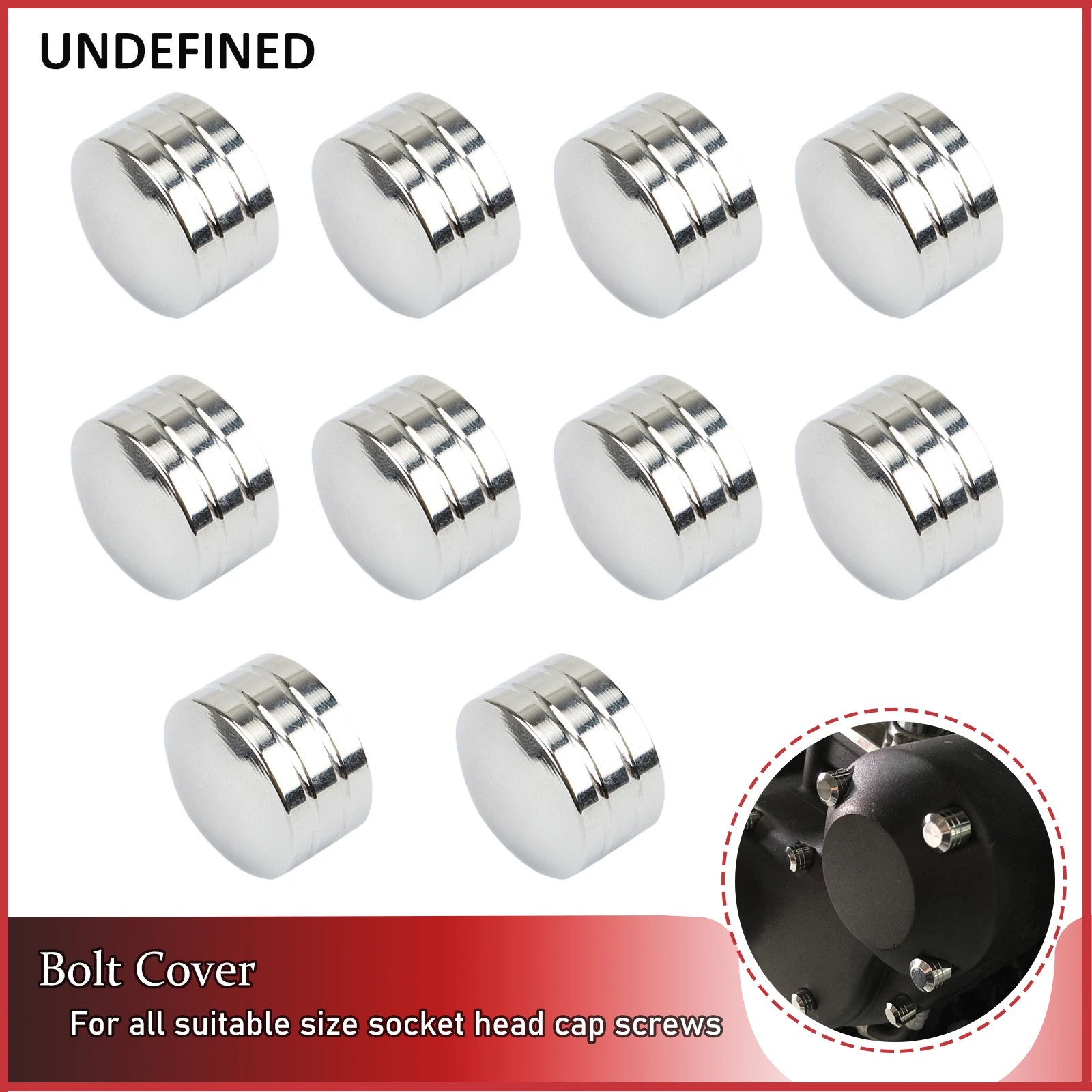 

Motorcycle Head Bolt Nut Cover Motor Bolts Cap Screw Covers CNC Aluminum Black Chrome For Harley Twin Cam Sportster Touring Dyna