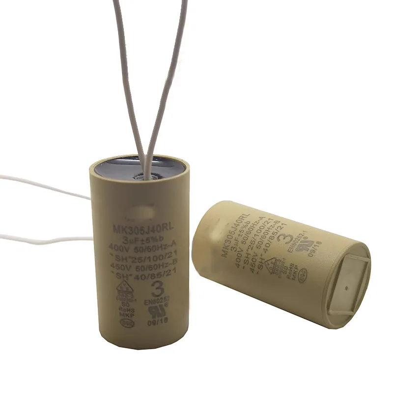 워터 펌프 벽걸이 퍼니스 선풍기, 시작 캐패시터 3UF 400 V450 V, MK305J40RL, 1 개