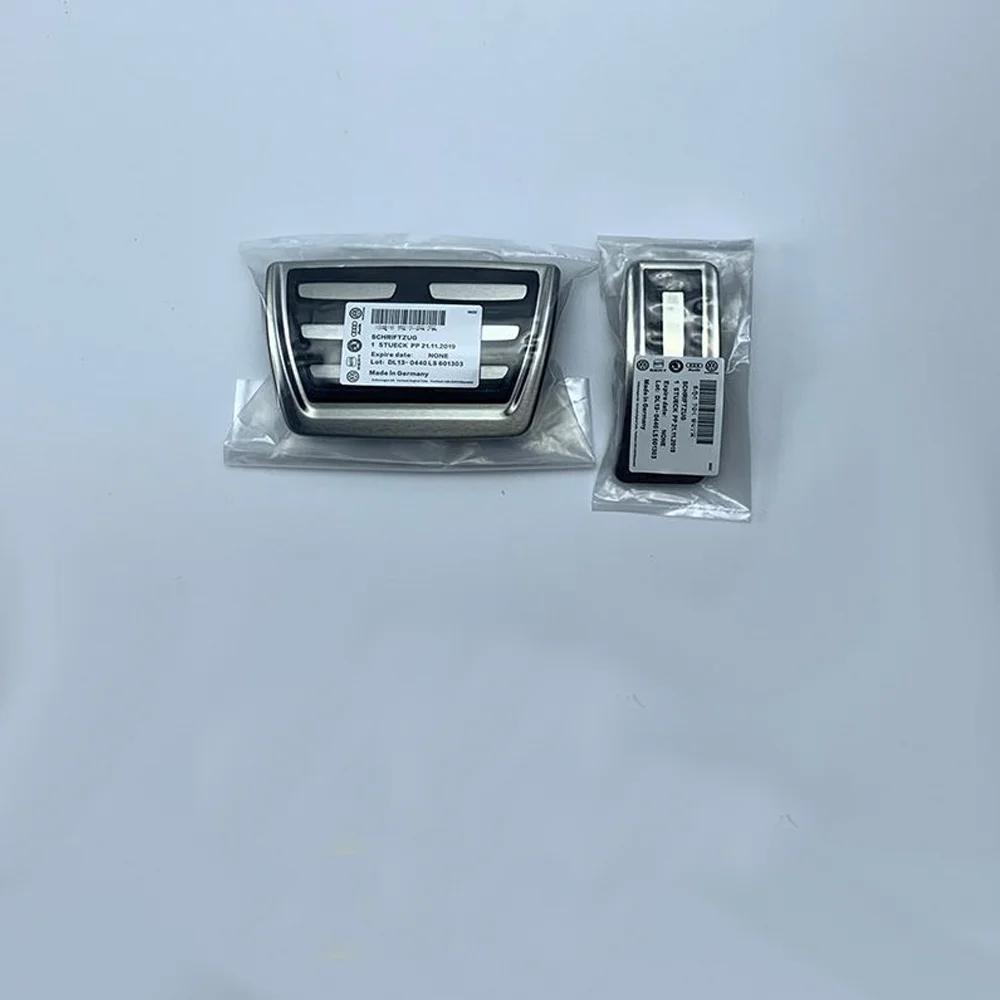 Car Stainless Steel Pedal for Porsche Cayenne Turbo GTS ~ Rubber Anti-Slip Fuel Brake Footrest Pad Cover Accessorie