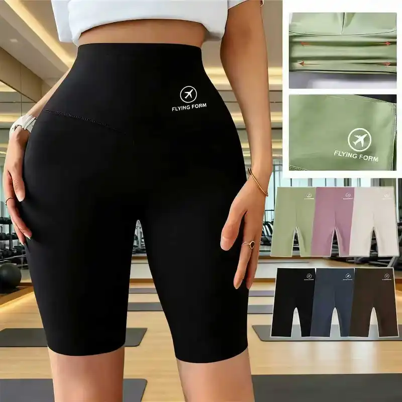 Women' High-Waisted Sports Shorts for Cycl