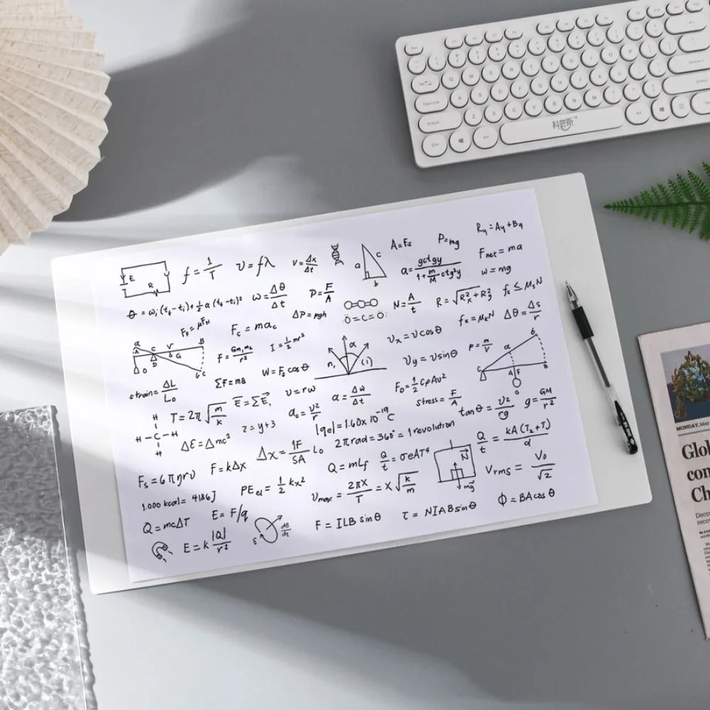 수제 미끄럼 방지 학생용 책상 매트 방수 A3 A4 A5 A6 필기 패드 매트 플라스틱 재봉/재단 매트 학교/사무실용