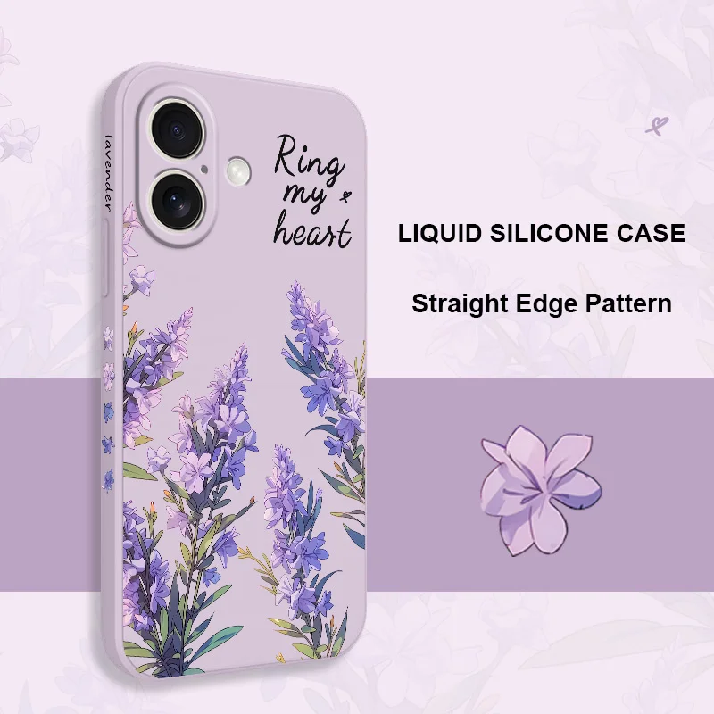 Lavender Bliss Silicone Phone Case