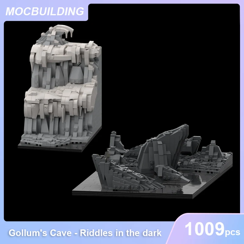 

Голлум пещера загадки в темноте & караддрас/мины Мории MOC строительные блоки DIY Сборные блоки кирпичи Фильмы игрушки подарки
