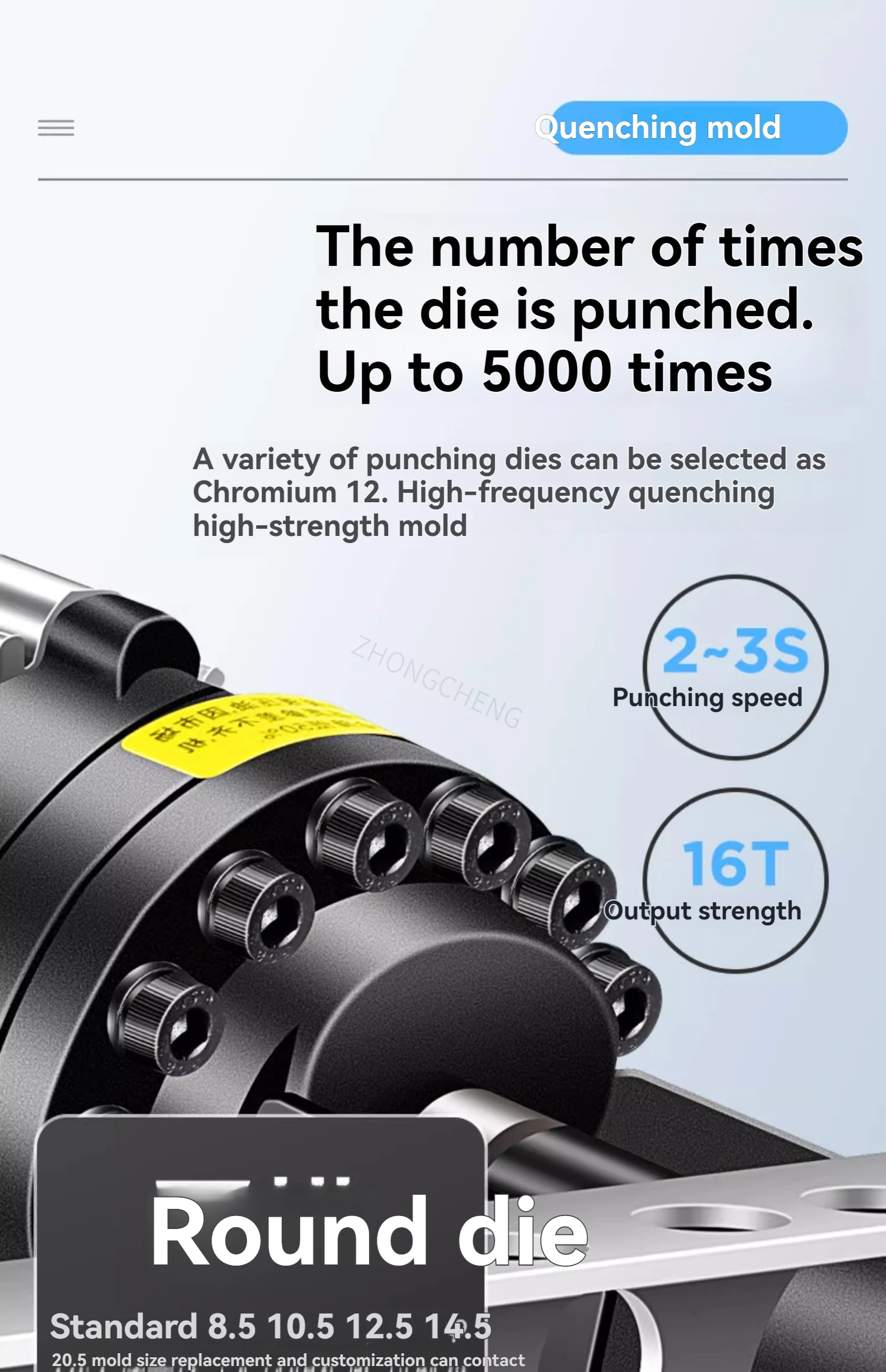 Electric Hydraulic Punching Machine Angle Iron Angle Steel Punching Machine Port