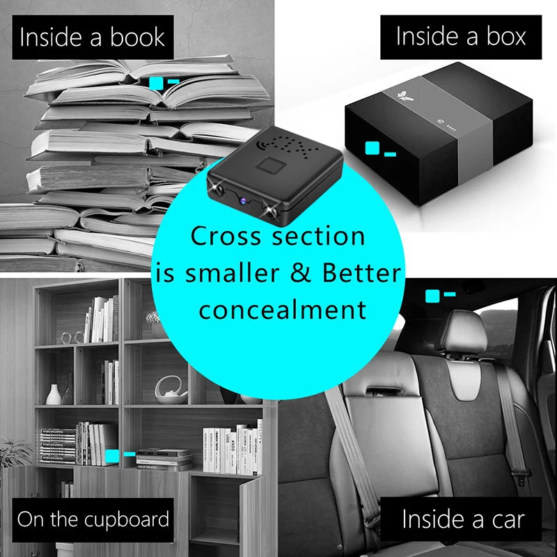 Description Picture 4 of item1080P Mini WiFi Camera HD Loop Recording Battery Cam Smart Home Security Protection Portable Camcorder Video Recorder