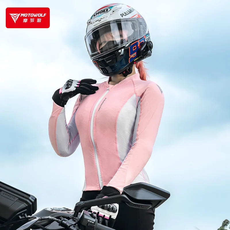 Breathable Motorcycle Armor Jacket Anti Fall Motorcycle Soft Armor Summer Motorbike Riding Protective Jacket For Women