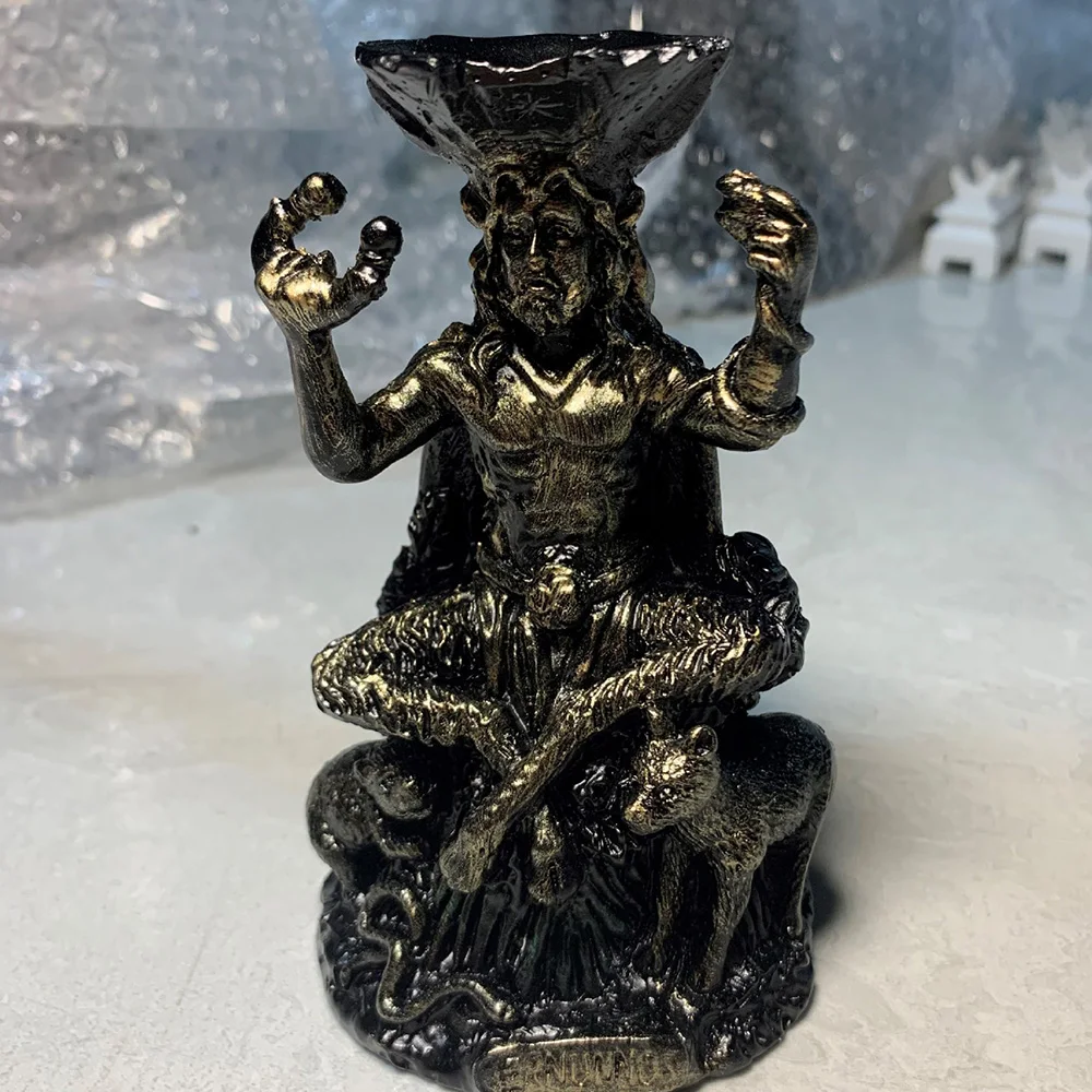 

Celtic Mythology Animal Gods Statue Resin Crafts Crystal Ball Base Sphere Display Stand Good Luck Desktop Ornament Home Decor