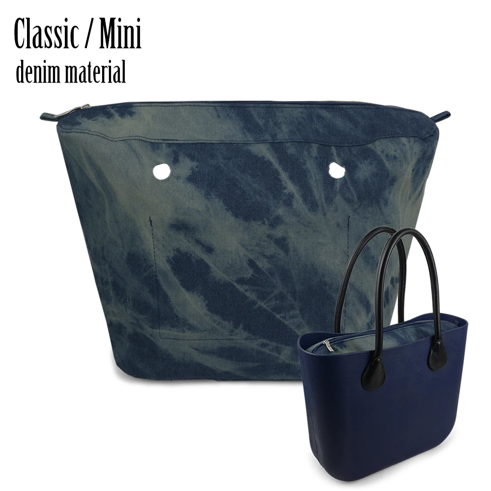 Tanqu-Classic-Mini-denim-Fabric-waterproof-Denim-inner-pocket-for-O-bag ...