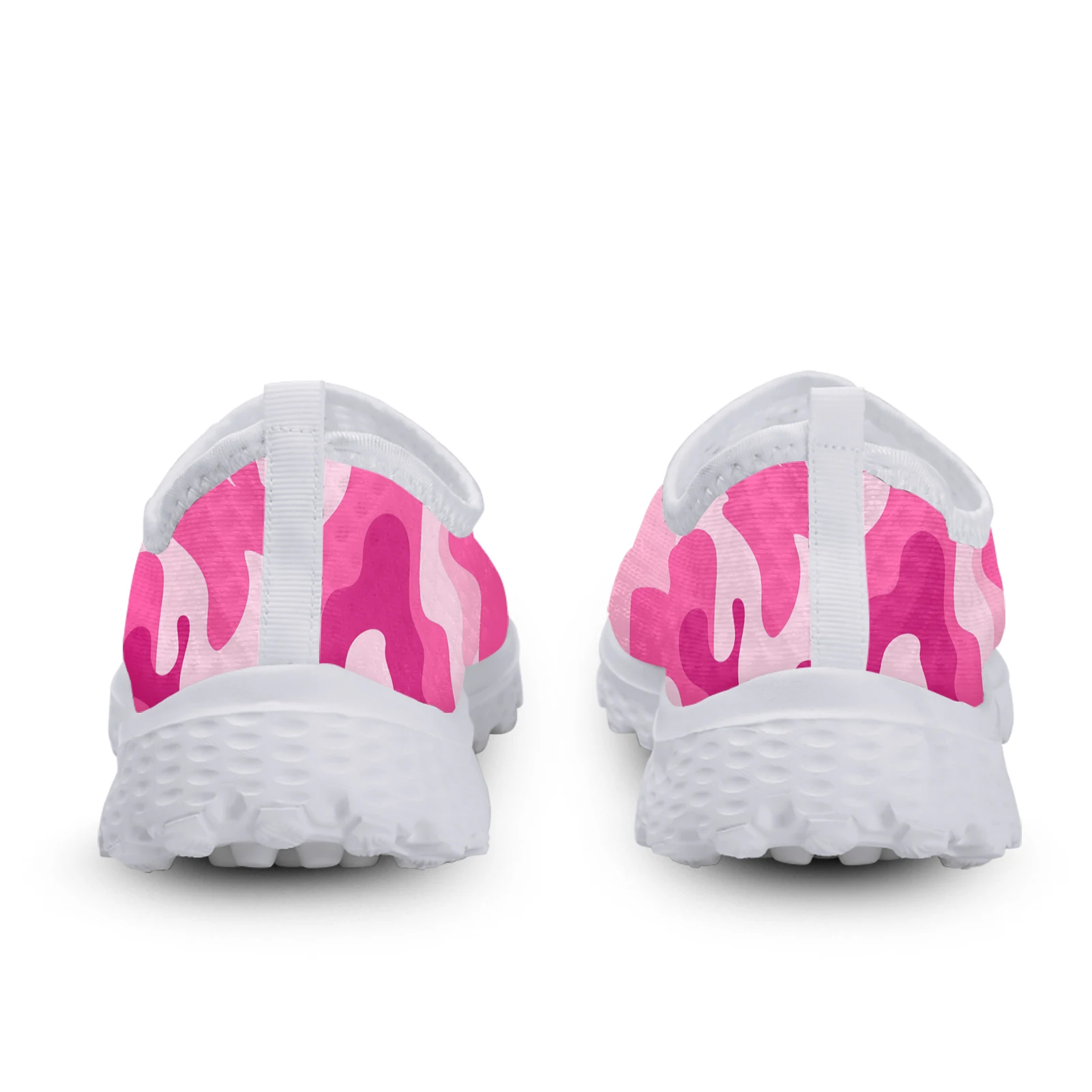 Trendy Pink Textured Print House Shoes Simple Lightweight Breathable Summer Flats Cozy Home Shoes Zapatos Mujer