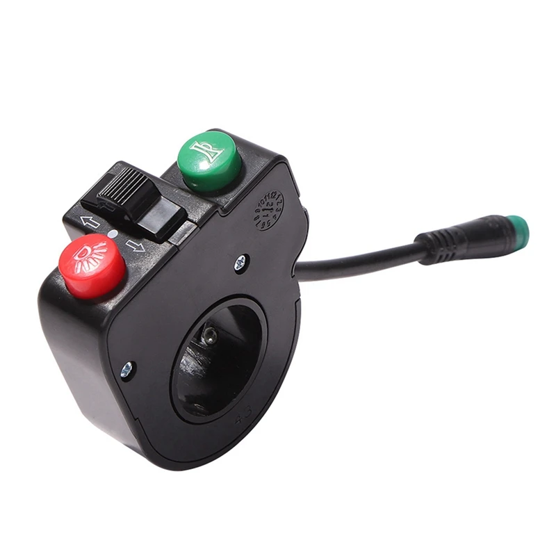 

2X Electric Scooter Waterproof Handlebar Headlight Horn Turn Signal Switch For KUGOO M4/PRO Electric Scooter Accessories