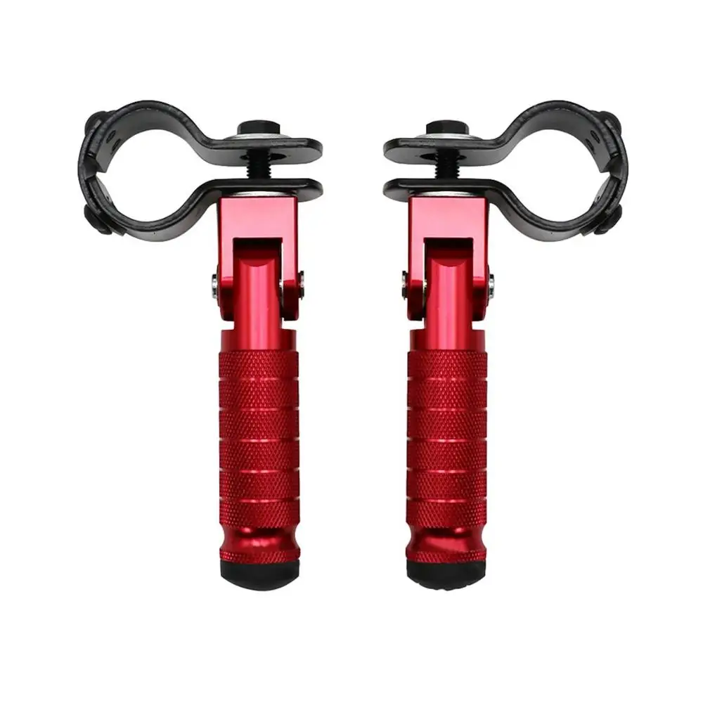 Pedane Moto In Alluminio CNC – Pieghevoli Antiscivolo Per Scooter, Kart, Bici – Poggiapiedi Passeggero 1 Paio