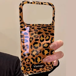 Luxury Orange Black Leopard Print Pattern Silicone Soft Phone Case - iPhone SE (2020) (1)