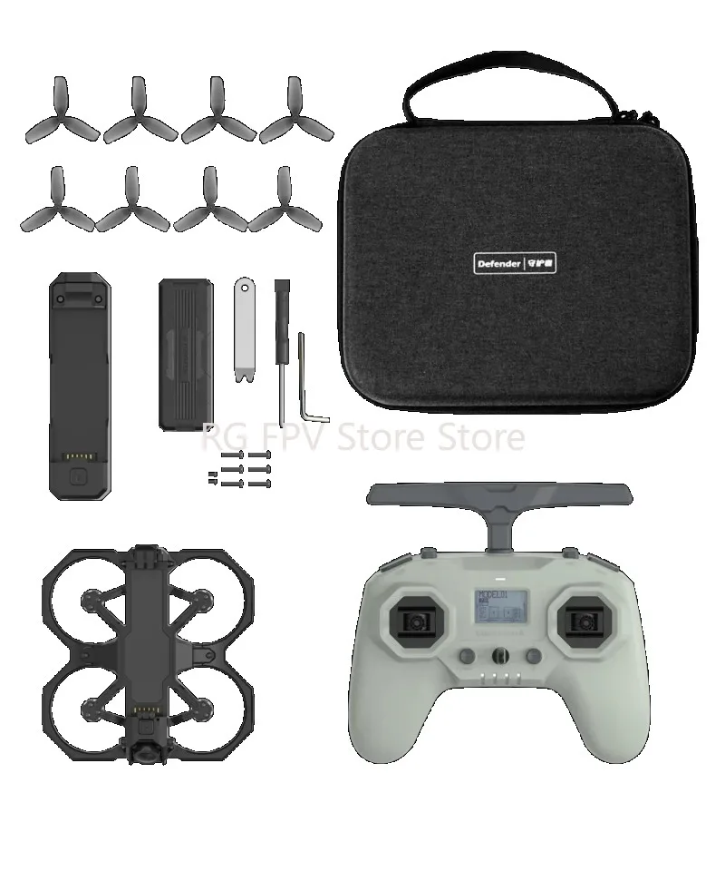 

iFlight Defender 16 2S HD Cinewhoop Drone BNF with O3 Air Unit + Commando 8 Radio Transmitter - ELRS for FPV Kits