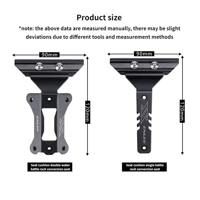 Bicycle Water Bottle Cage Extension Bracket Aluminum Alloy Mountain Road Bike Water Bottle Saddle Conversion Seat 2