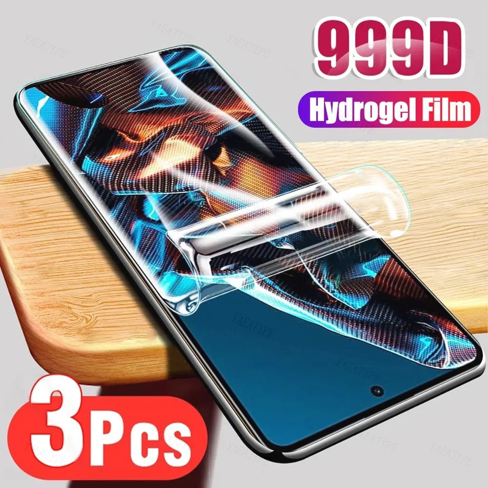 

Гидрогелевая пленка для Xiaomi Poco X5 X4 X3 NFC F3 F4 GT F5, защитная пленка для экрана Poco M3 M4 M5 Pro C3 C40 C50 C51 C55, 3 шт.