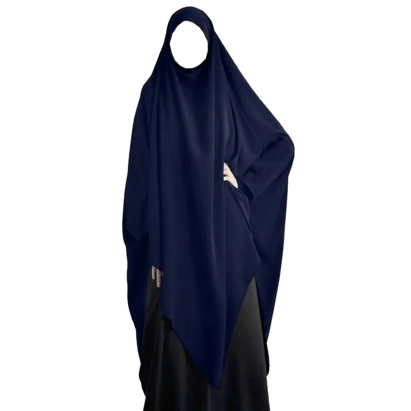 Eid Hooded Muslim Long Khimar Women Hijab Maxi Dress Prayer Garment Djellaba Abaya Ramadan Gown Islamic Niqab Burka Jubah - Image 6