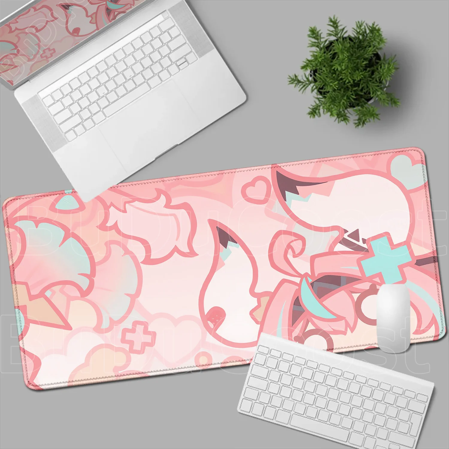 Gamer's Deluxe Edge-Locked Mouse Pad Featuring Iconic Genshin Impact Characters