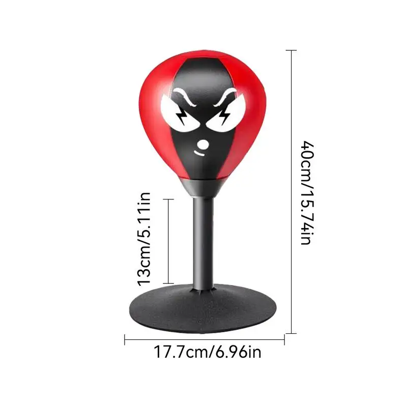 Desktop Punching Bag Heavy Duty Table Boxing Punch Ball with Strong Suction Cup Stress Relief Boxing Practice for Kids Adults