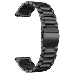 Stainless Steel Quick Release Replacement Wristband Bracelet - Garmin CIRQA (Black)