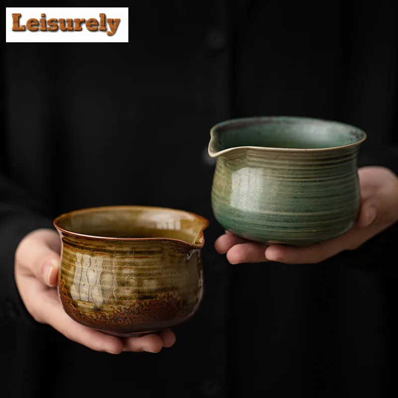 280ml Japanese Kiln Change Threaded Matcha Bowl Sharp Spout Matcha Stirring Mix Basin Home Tea-making Tools Kitchen Supplies