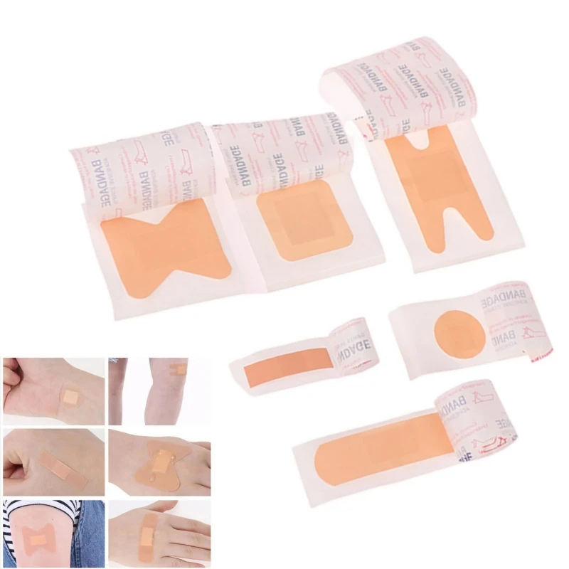 

10Pcs Medical Waterproof Band Aids Antibacterial Wound Dressing Bandages For Protect First Aid Care Supplies