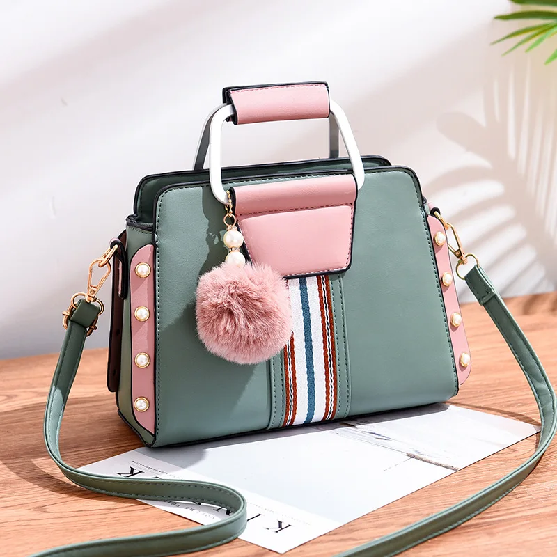 

Ladies 2023 New Fashion Trend Large Capacity Splicing Color Women's Bag High-end Shoulder Bag Hot Item Everything and Classic
