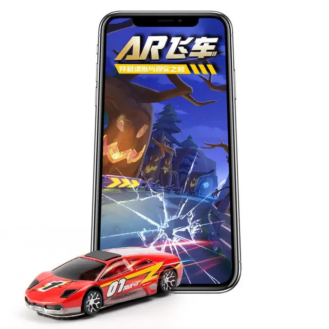 Cartoon  AR Speeding Car Toy Boys Girls Educational Sound and Light Induction Electric Toy Racing Children's Toys Birthday Gift 1