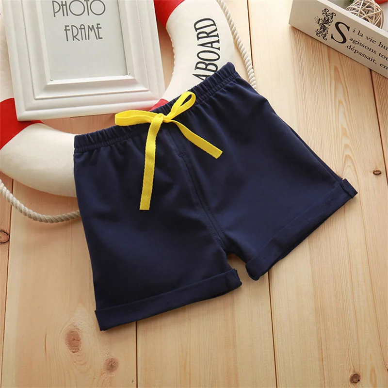Summer Kids Beach Short Pants Baby Boy Candy color Shorts Fashion Cotton Sports Shorts Kids Girls Shorts Hot Pants Baby Clothing 3